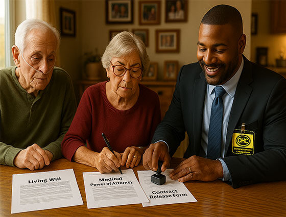 signing